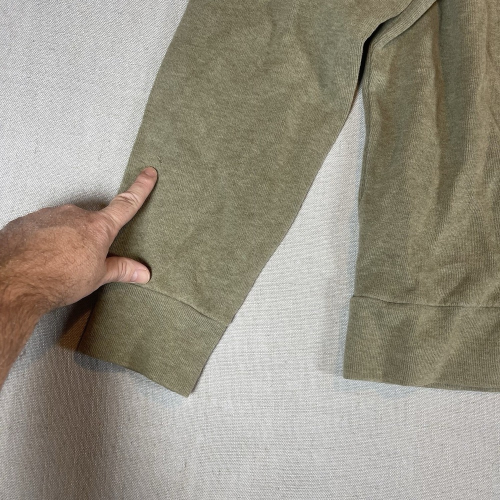 Polo Ralph Lauren Sweater Mens 2XL Green Cotton Shawl Collar Elbow‎ Patch Knit - Picture 6 of 10